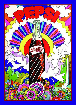 Metal sign PEPSI 1969