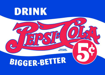 Metal sign PEPSI 5c
