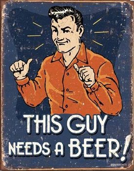 Metal sign SCHONBERG - BEER - This Guy