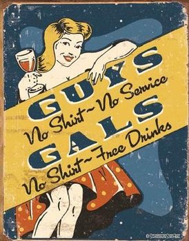 Metal sign SCHONBERG - no shirt