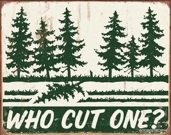 Metal sign SCHONBERG - Who Cut One?