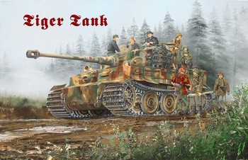 Metal sign TIGER TANK
