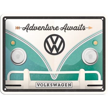 Metal sign Volkswagen VW - Adventure Awaits