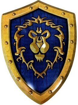 Metal sign World of Warcraft - Alliance Shield