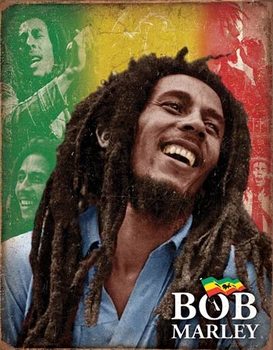 Bob Marley - Mosaic Metal Sign