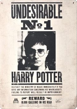 Harry Potter - Undesirable No 1 Metal Sign