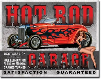 LEGENDS - hot rod garage Metal Sign