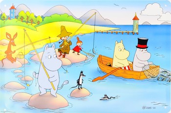 MOOMINS Metal Sign