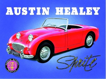 Metallikyltti AUSTIN HEALEY SPRITE