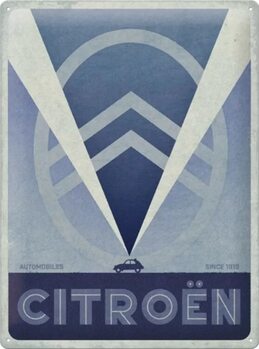 Metallikyltti Citroen 2CV Logo