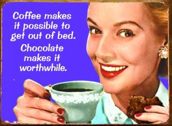 Metallikyltti COFFEE MAKES IT POSSIBLE