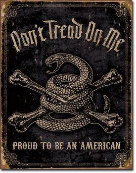 Metallikyltti DTOM - Proud to be American