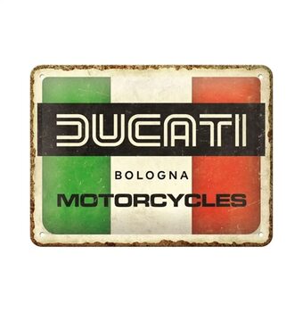 Metallikyltti Ducati - Italy Giugiaro Logo