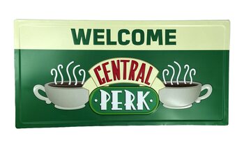 Metallikyltti Friends - Welcome to Central Perk