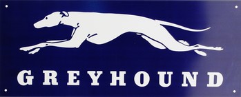 Metallikyltti GREYHOUND