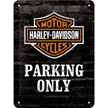 Metallikyltti Harley Davidson - Parking Only