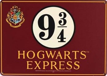 Metallikyltti Harry Potter - Hogwarts Express
