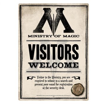 Metallikyltti Harry Potter - Ministry Of Magic