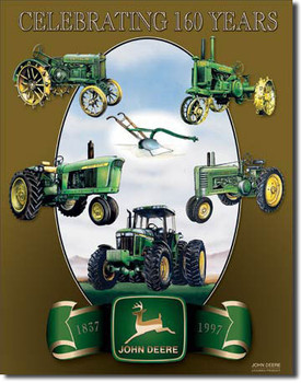 Metallikyltti JOHN DEERE COLLAGE