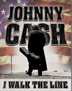 Metallikyltti Johnny Cash - Walk the Line