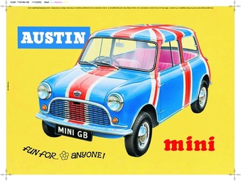 Metallikyltti MINI GB