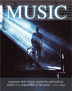 Metallikyltti Music - Victor Hugo