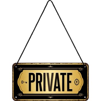 Metallikyltti Private