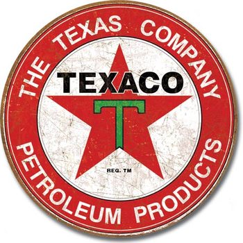 Metallikyltti TEXACO - The Texas Company
