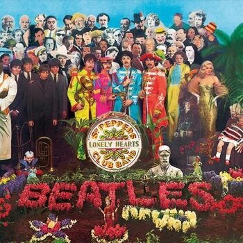 Metallikyltti The Beatles - Sgt Pepper