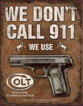 Metalllilaatta  COLT - We Don't Call 914