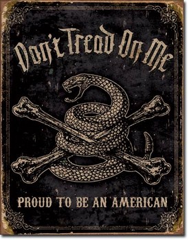 Metalllilaatta  DTOM - proud american