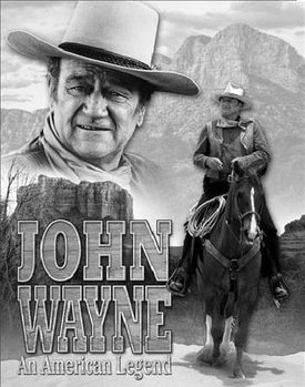 Metalllilaatta  JOHN WAYNE - American Legend