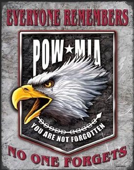 Metalllilaatta  LEGENDS - pow eagle