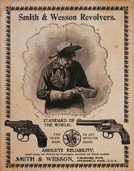 Metalllilaatta  S&W - standard of the world