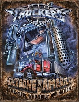 Metalllilaatta  Truckers - Backbone