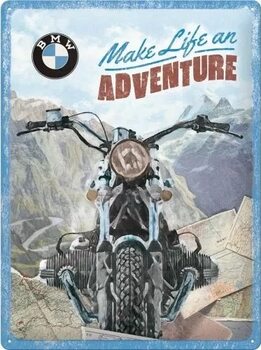 Metalni znak BMW - Make Life an Adventure