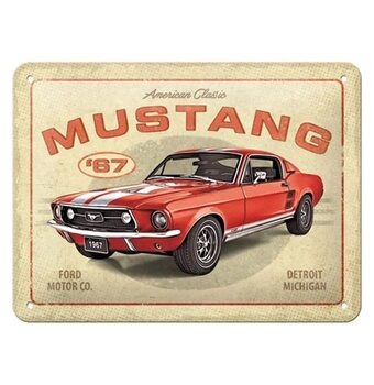 Metalni znak Ford Mustang