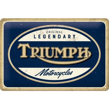 Metalni znak Triumph - Legendary Motorcycles