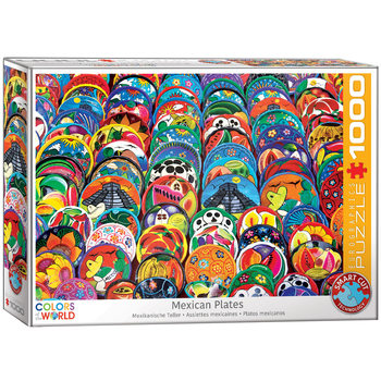 Puzzle Mexican Ceramic Plates