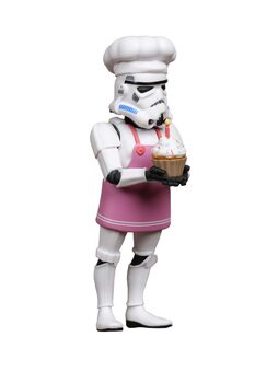 Figurine MINIX Movies 12 cm: Star Wars - Stormtrooper Cupcake