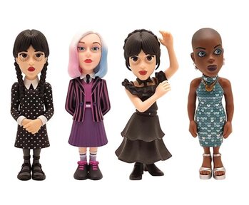 Figurine MINIX Netflix TV 12 cm: Wednesday - 4 Pack