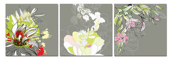 Modern Design - Colorful Blossoms Taulusarja