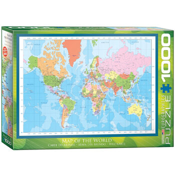 Puzzle Modern Map of the World