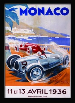 Κορνιζαρισμένη αφίσα MONACO (9)