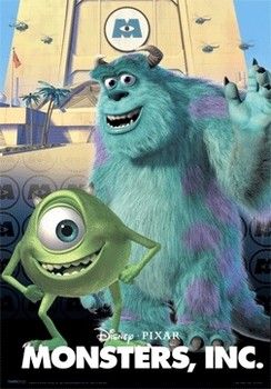 3D Αφίσα MONSTERS INC.
