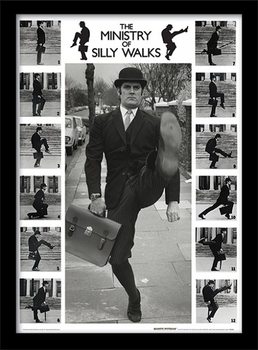 Poster emoldurado MONTY PYTHON - ministry of silly walks