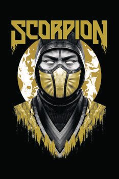 Наклейка Mortal Kombat - Scorpion