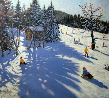 Принти на полотні Mountain hut, Morzine