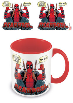 Mug Deadpool - 2 Thumbs /Red