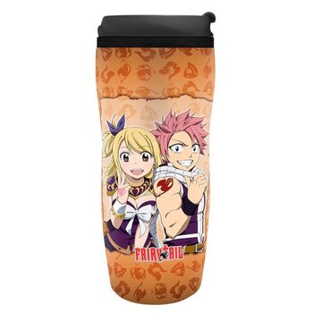 Travel mug Fairy Tail - Lucy, Natsu & Emblem